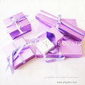 Purple Fashion Paper Jewelry Box (CP-166)